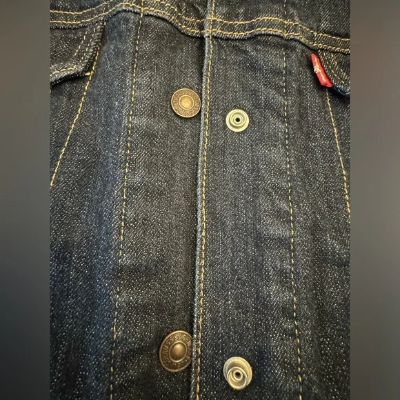 Levi's Jean Jacket w Sherpa & Quilted Lining, sz M - Picture 4 of 14